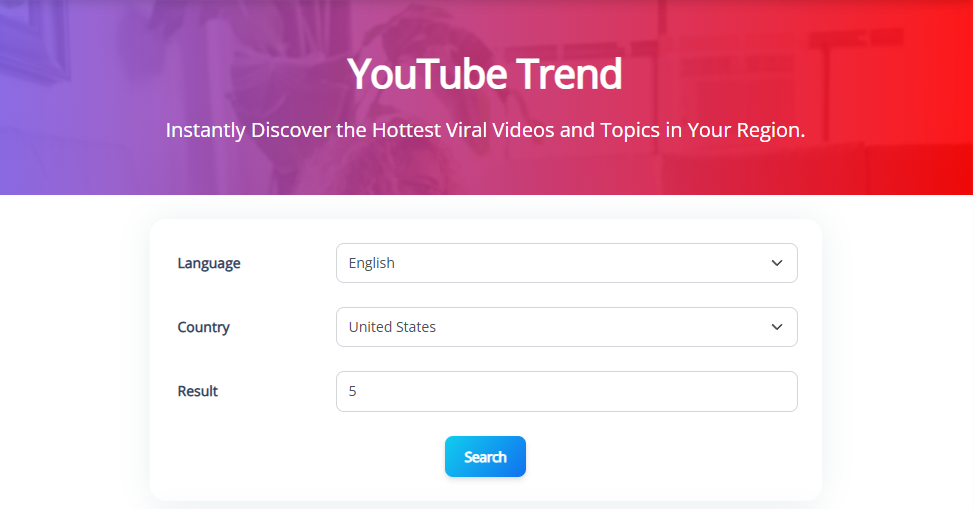 YouTube Trend